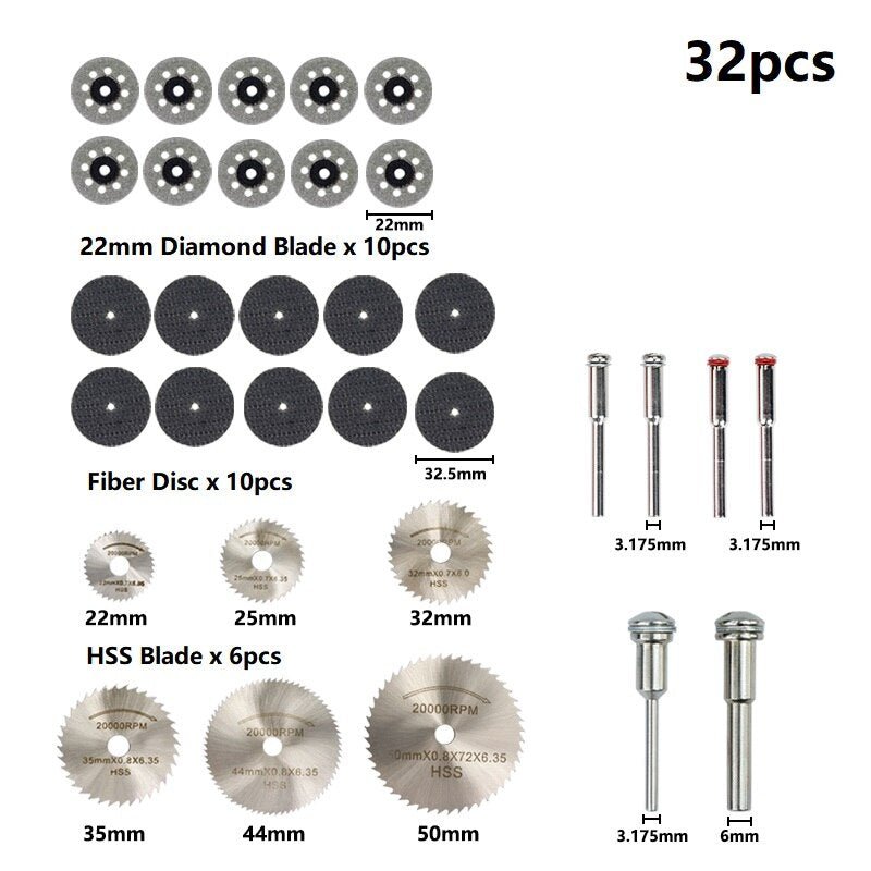 Easy Cut 3.0 - Kit discos para Furadeira 32 peças