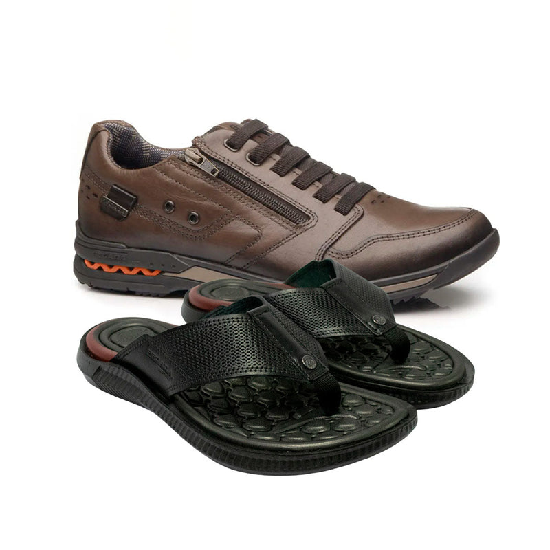 Kit Sapatênis Ortopédico + Chinelo Massageador [Envio Nacional]