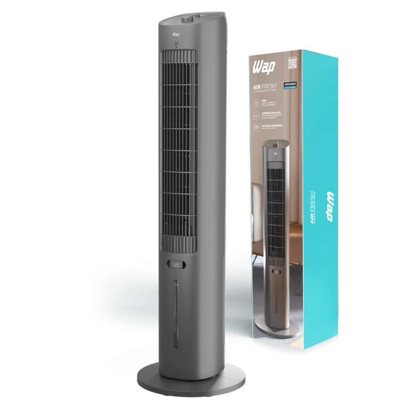 Climatizador Portátil AirFresh 4 em 1 | Refresca, Umidifica e Perfuma 90W