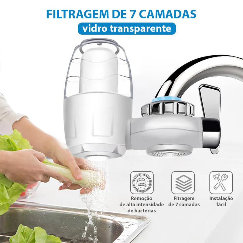 Purificador Filtro de Água para Torneira - AquaShield