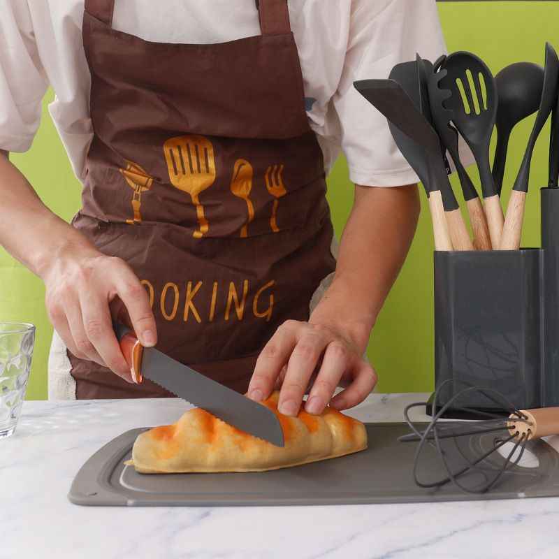 Kit de Utensílios de Cozinha em Silicone - Jogo de 19 Utensílios