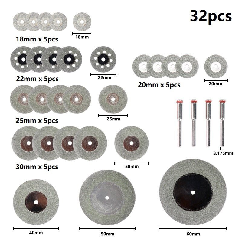 Easy Cut 3.0 - Kit discos para Furadeira 32 peças