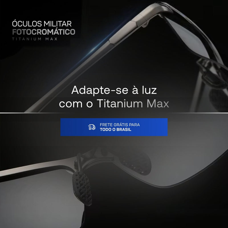 Óculos Militar Fotocromático Titanium Max