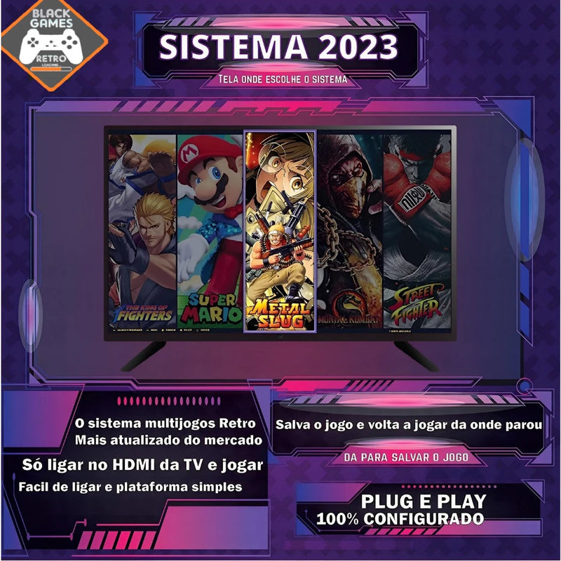 Super Game Retro - 140 MIL JOGOS + NETFLIX