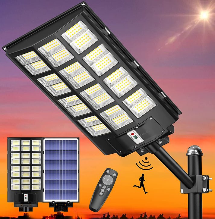 Pague 2 e leve 4 - Luz Solares com Sensor de Movimento - 3 Modos - À Prova D'água - Para Varanda, Garagem e Quintal