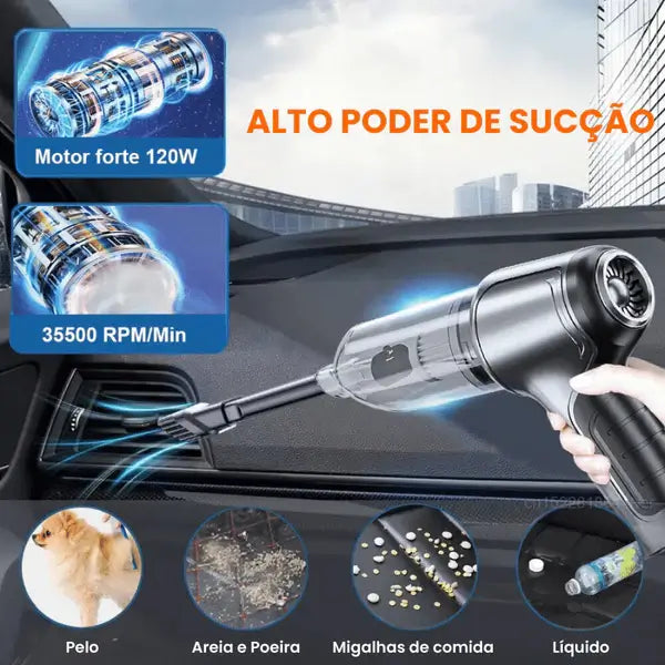 Aspirador de Pó Portátil 4 em 1 Master Cleaner - FRETE GRÁTIS