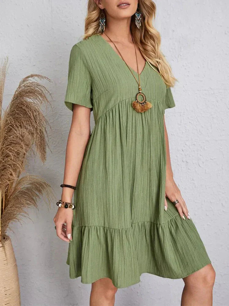 Vestido Feminino Soltinho Midi Verão