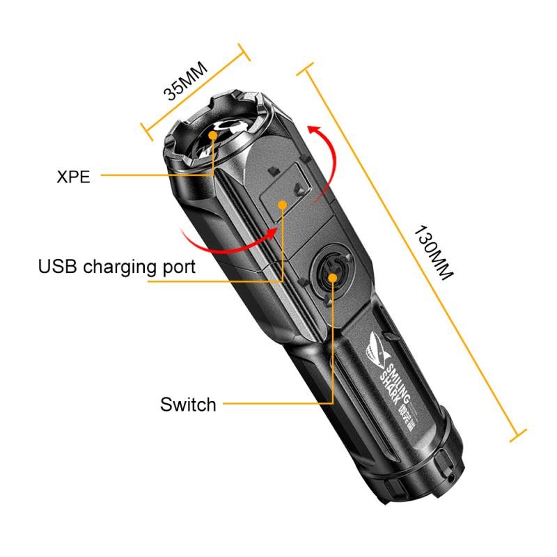 Laser Flash - Super Lanterna 10.000 Lúmens