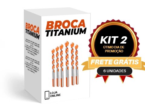 Broca Titanium - Broca Multifuncional Ultra Resistente