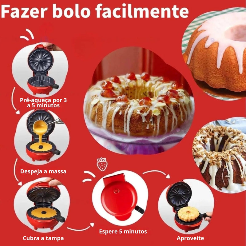 CakeFlash - Máquina de Assar Mini Bolos + Brinde Exclusivo